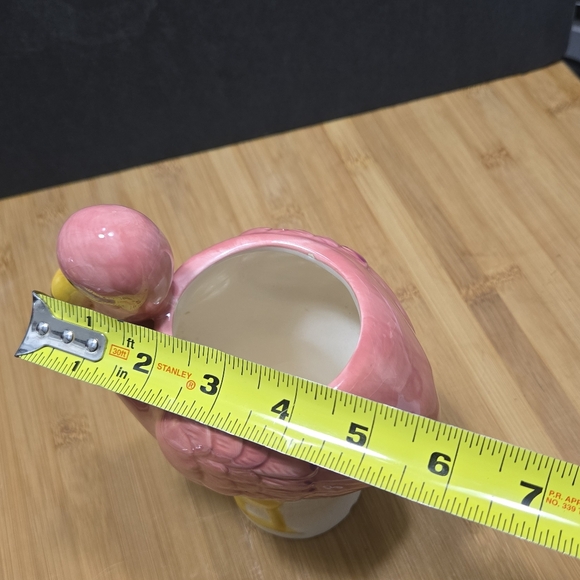 Cabana Tropical Pink Flamingo Utensil Caddy Vase - Picture 12 of 13